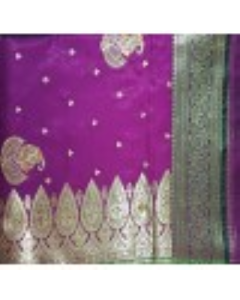 Banarasi Silk Saree Floral Print